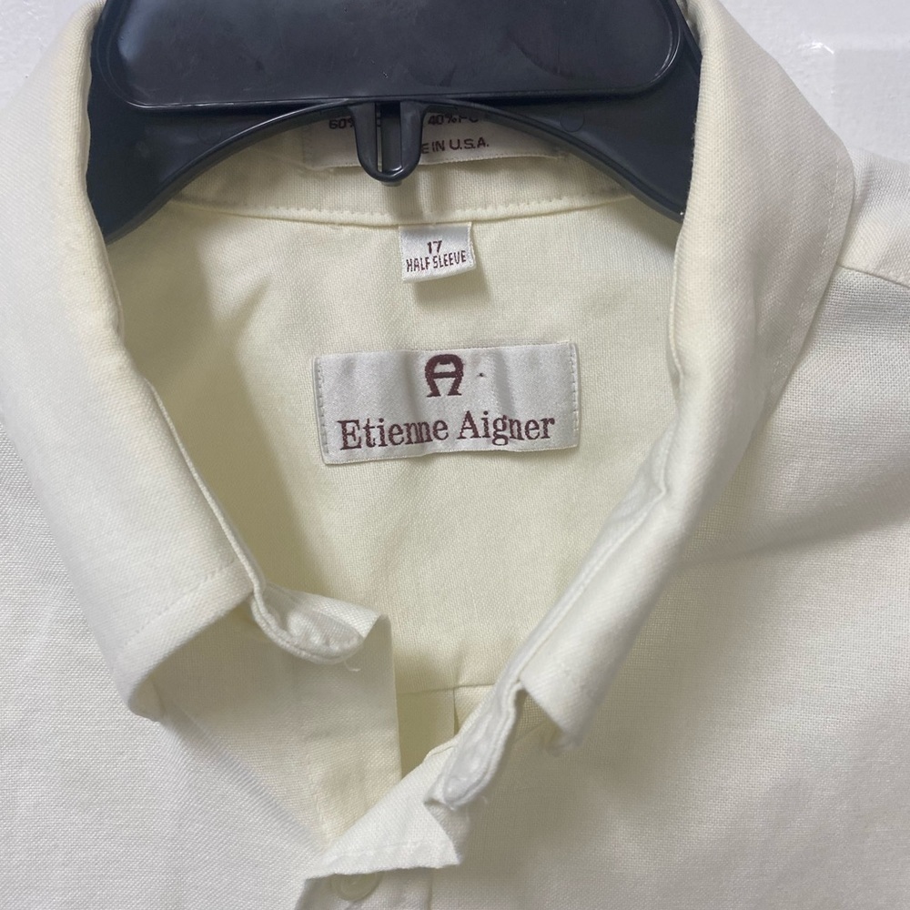 Eitenne Aigner Vintage Men’s short sleeve button up 17